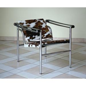 Lc1 Charlotte Perriand Armchair, Pierre Jeanneret And Le Corbusier, Cassina Edition