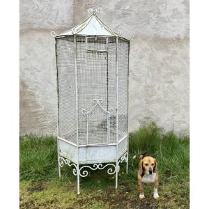 Outdoor Aviary Wrought Iron Birdcage Garden Decoration