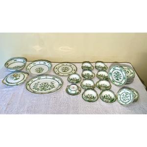 Théodore Haviland Limoges Green Tree Of Life Set 43 Pieces