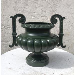 Alfred Corneau In Charleville Powder-coated Cast-iron Garden Basin
