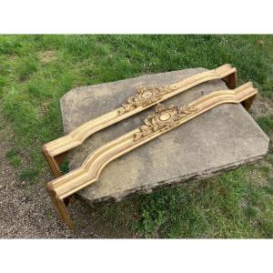 Pair Of 19th Century Giltwood Valances