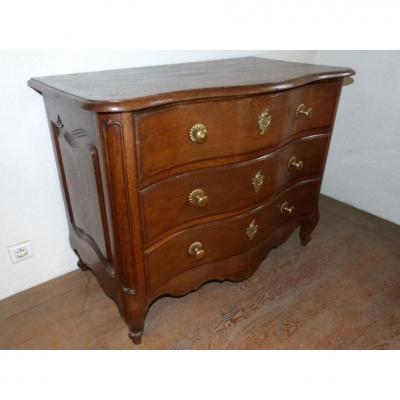 Small Commode Lorraine In Oak 108 Cm Wide 18th Century
