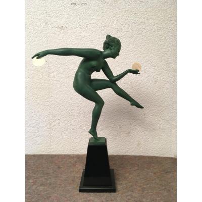 Derenne Et Max Le Verrier Dancer With Cymbals 49 Cm