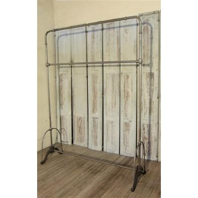 Old Clothes Rack, Cloakroom, Coat Rack In Cast Iron And Silver Bronze
