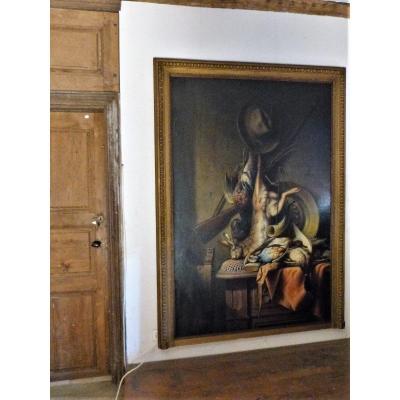 Giuseppe Falchetti Large Still Life With Game 193 X 137 Cm