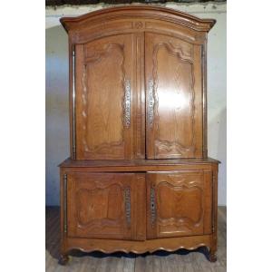 18th Century Oak Two Body Buffet