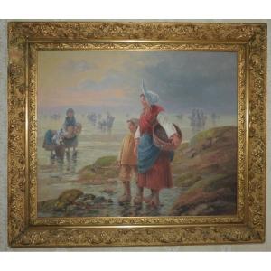 Emile Godchaux Back From Shore Fishing