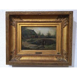 Adolphe Appian Herd Guardian By The Stream