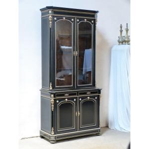 Maison Lemarchand André Lemoine: Large Napoleon III Library