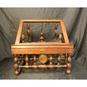 Table Lectern In Turned Wood 19th