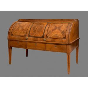 Jean-françois Hache (1730-1796). Important Roll Top Desk