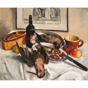 Marcel Sahut (1901-1990). Still Life With Woodcocks