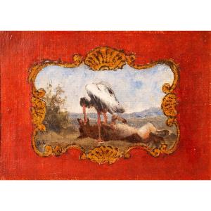 Diodore Rahoult (1819-1874). The Wolf And The Stork