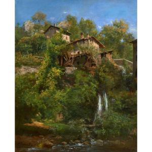 Louis Vagnat (1841-1886). The Sassenage Mill, Isère, 1885