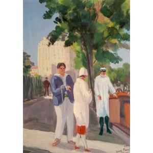 Henri Franck  (françois Flandrin, Dit) (grenoble 1877-corenc 1957)
