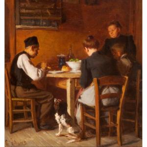édouard d'Avril (1843-1928). His Father, Mother And Family