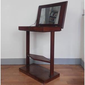 France, Early 19th Century - Dressing Table Or Worker On Mahogany Plinth