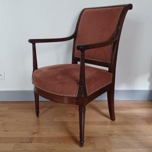 Jacob Frères (1796 - 1803), Attributed To - Etruscan Armchair - Mahogany And Mahogany Veneer