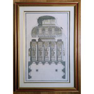 Very Large Print After André Mollet, In. The Garden Of Pleasure