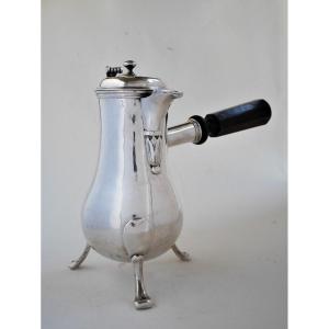 Silver Chocolate Pot By Pierre Landelle, Paris, 1726