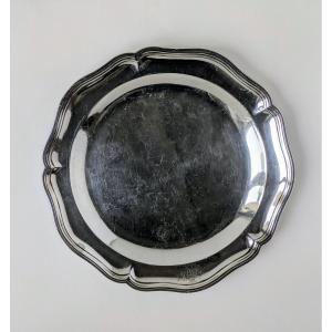 Round Silver Dish By Guillaume Pigeron, Paris, 1766-1767 