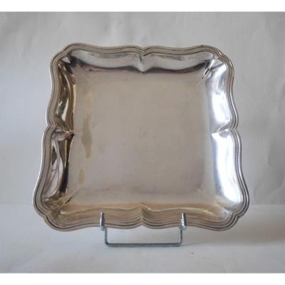 Dish, Sterling Silver By Jean-antoine Bourguet, Paris, 1760-1761