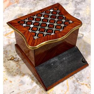 Napoleon III Pyrogen Marquetry Box Box