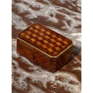 19th Century Little Marquetry Box Set Napoleon III