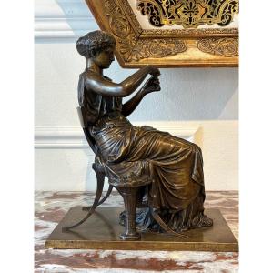 Bronze Sculpture J. Salmson (1823-1902) “the Winder” 19th Century