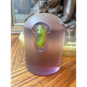 Taiwan Glass Paste Paperweight Signed Tittot – Limited Edition N°810/999