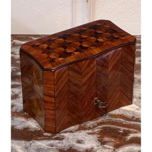 19th Century Marquetry Perfume Bottle Box, Napoleon III Era
