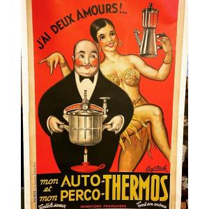 Thermos Poster Joséphine Baker Paul Mohr 1946