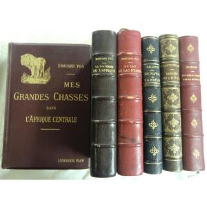 Six Old Books (19th - 20th Century) On Africa And Tibet, In-12 Formats With Illustrations