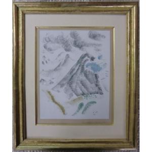 André Masson (1896-1987) "landscapes And Animals" 1950s Color Lithographs