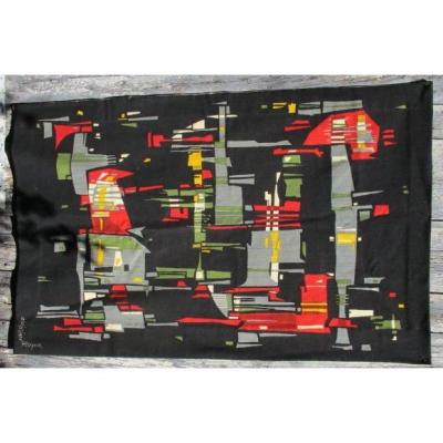 Royer Christian Tapestry Printed Wool 1950 Th Abstract Subject