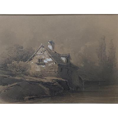 Two Jules Coignet Drawings (1798-1860)