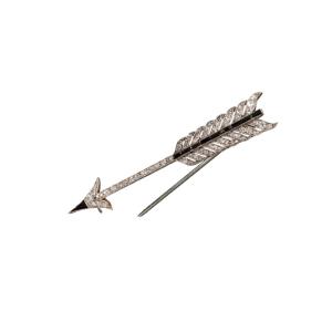 Arrow Brooch, In Diamonds And Onyx