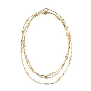 Art Nouveau Necklace In 18k Gold 