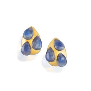 Pomellato Gold And Labradorite Earrings