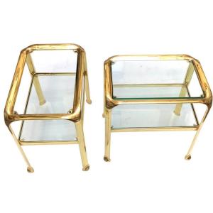 Pair Of Sofa Ends Circa 1970