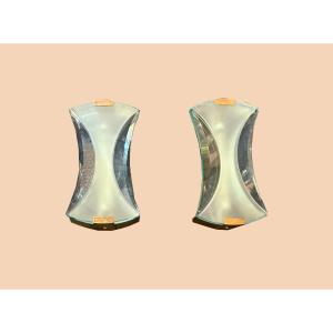 Pair Of Max Ingrand Wall Lights, Model 2225