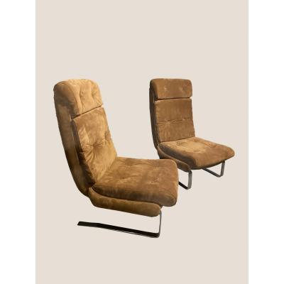 Pair Of Fireside Chairs 1970