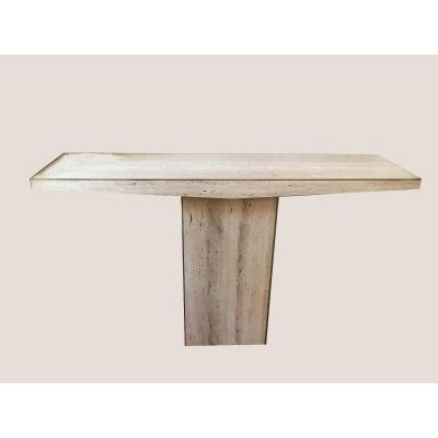 Travertine Consoles
