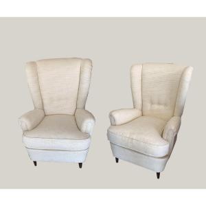 Pair Of Paolo Buffa Armchairs