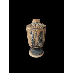 Ancient Lekythos, Greece, Classical Period (500 B.c.) - Attic Pottery/terracotta