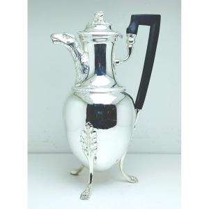 Empire Coffee Pot In Solid Silver Paris 1798-1809