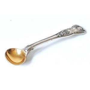 Solid Silver Coat-of-arms Mustard Spoon 1819-1838 