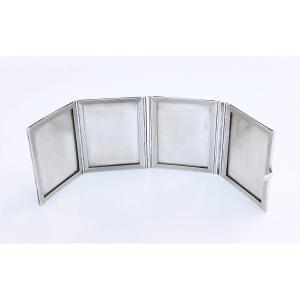 Art Deco Photo Frame In Solid Silver