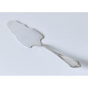 Art Nouveau Cake Server In Solid Silver 