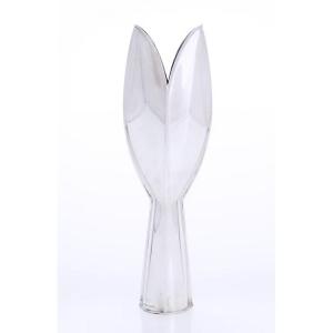 Modernist Solid Silver Vase Tapio Wirkkala Tw-2 Model